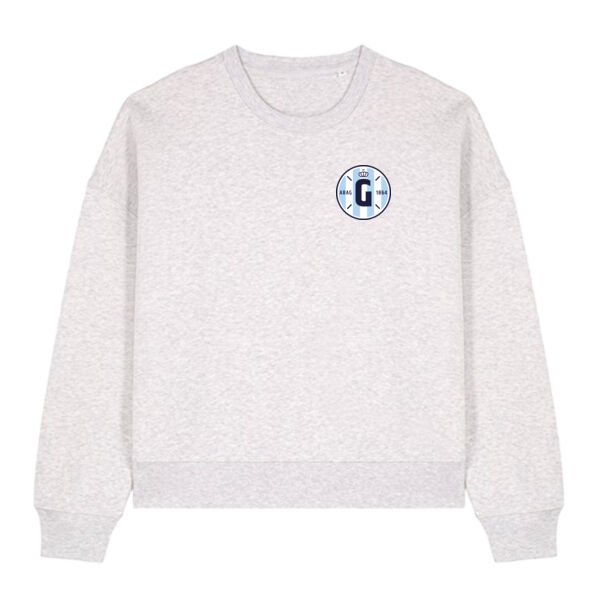 Women Sweater cool heather grey Thumbnail