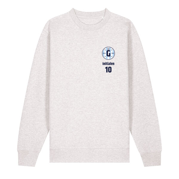 Hockey Unisex Sweater - Grijs - Personaliseerbaar Thumbnail