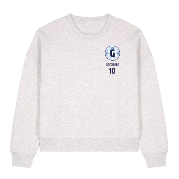 Hockey Women Sweater - Grijs - Personaliseerbaar Thumbnail
